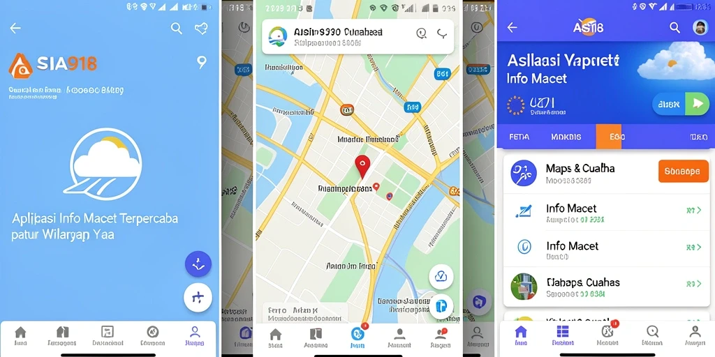 Tampilan antarmuka utama ASIA918 yang informatif dan menarik.
