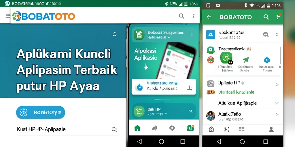 Tampilan antarmuka BOBATOTO dengan fitur penguncian aplikasi.