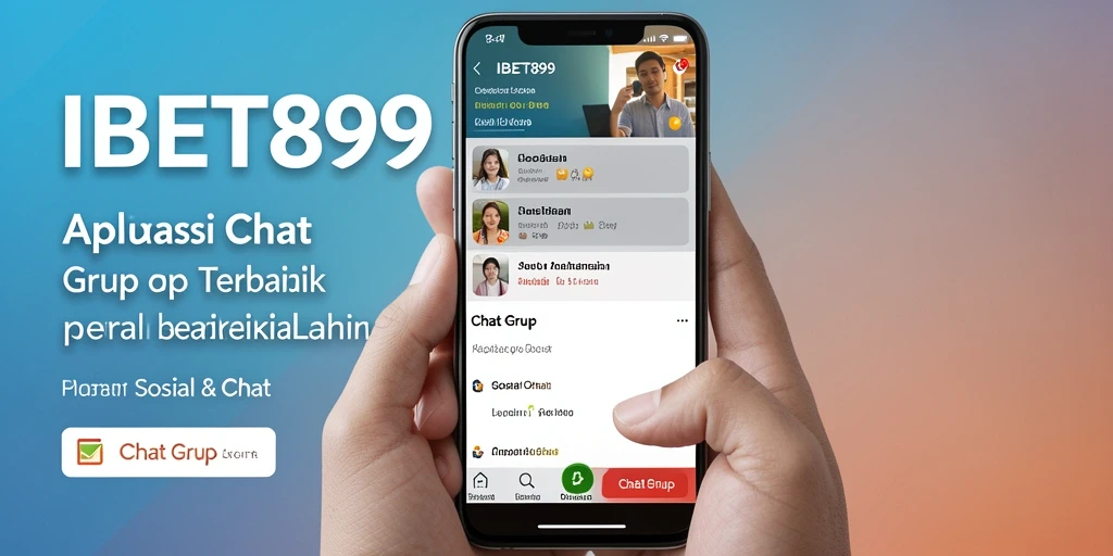 Tampilan antarmuka IBET899 yang intuitif untuk Chat Grup.