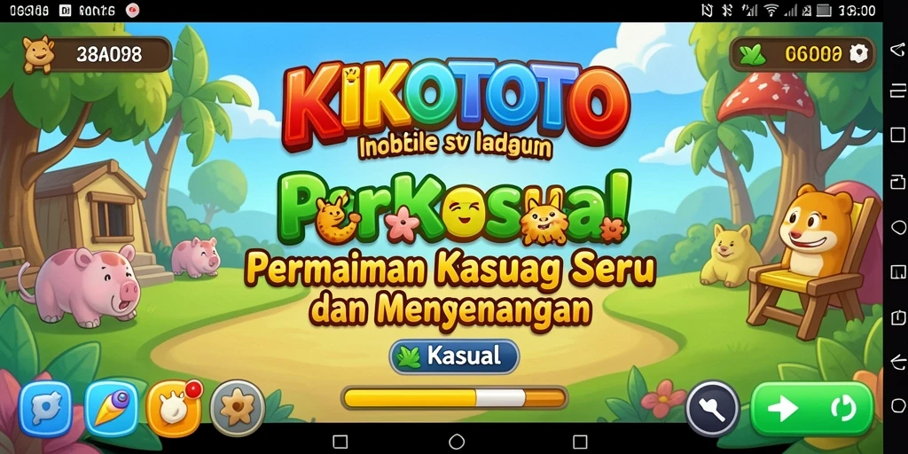 Tampilan antarmuka KIKOTOTO yang cerah dan menarik.