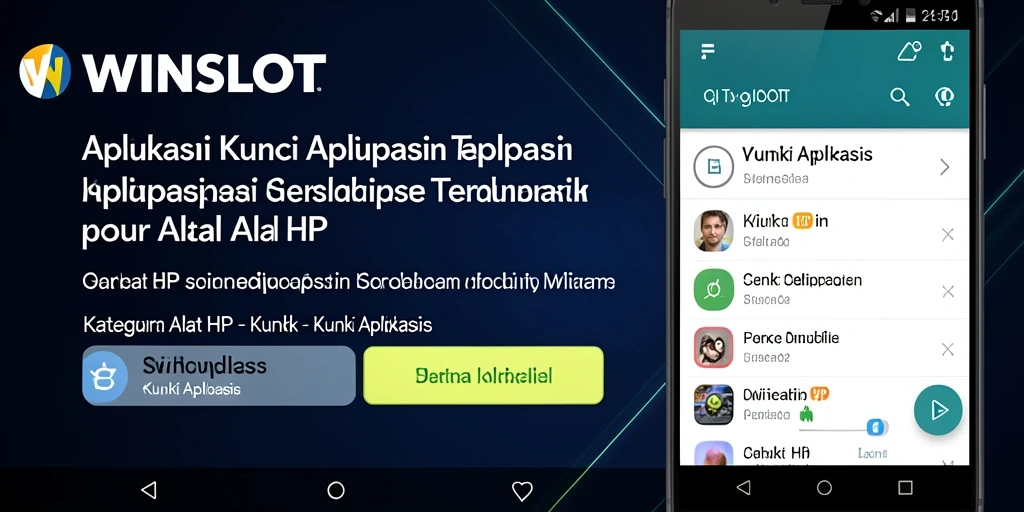 Antarmuka aplikasi WINSLOT yang modern dan intuitif.